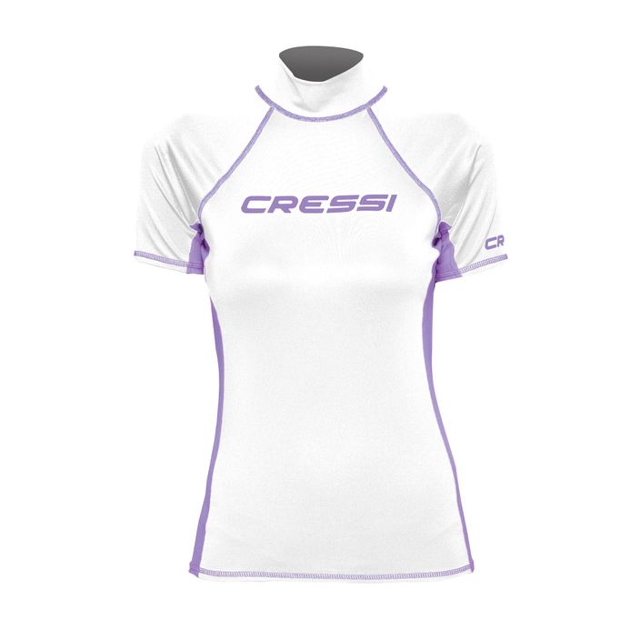 Dámske plavecké tričko Cressi Rash Guard S/SL bielo-fialové LW476802 2