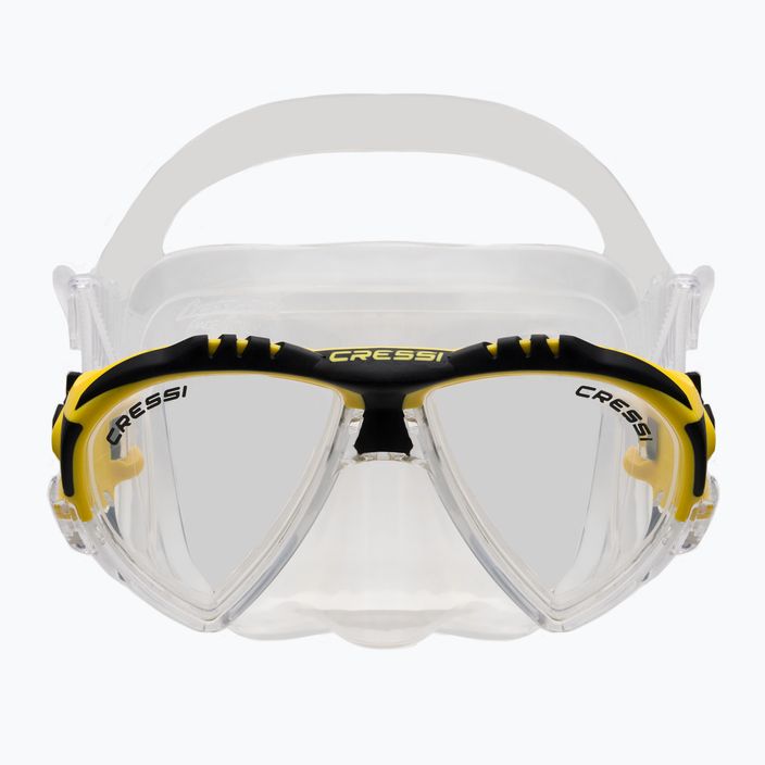 Potápačský set Cressi Matrix + maska Gamma + šnorchel žltá DS302504 2