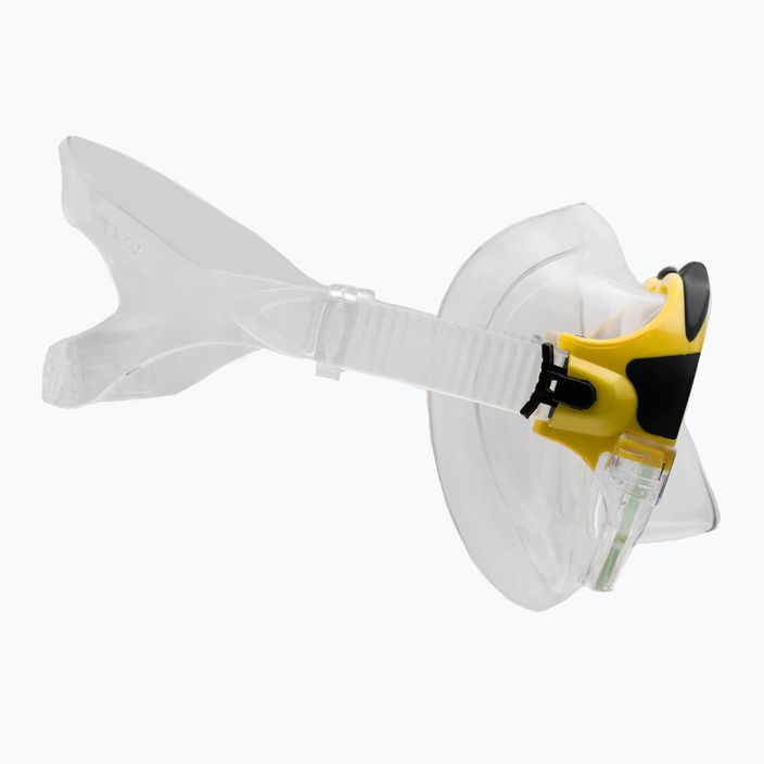 Potápačský set Cressi Matrix + maska Gamma + šnorchel žltá DS302504 3