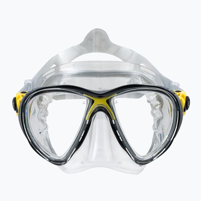 Potápačská maska Cressi Big Eyes Evolution sivá DS340010 2
