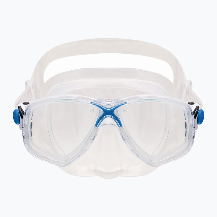 Cressi Marea + Gamma potápačský set maska + šnorchel modrá/bezfarebná DM1000052 2
