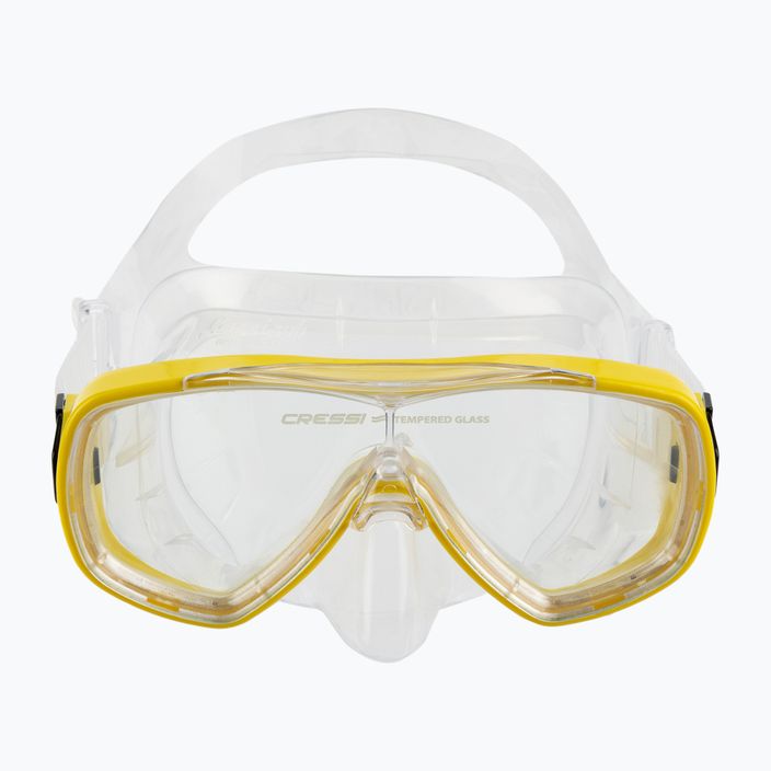 Cressi Onda + Mexico potápačská súprava maska + šnorchel číra žltá DM11151 2