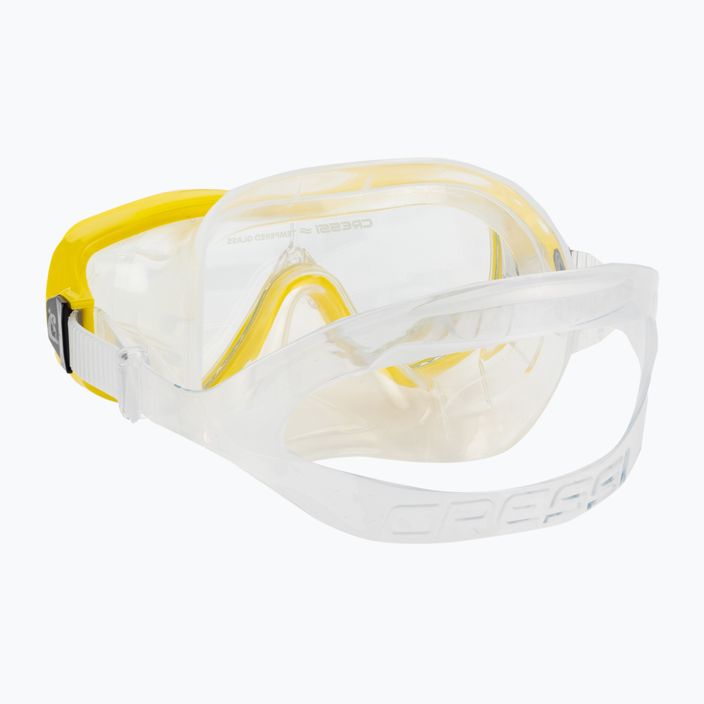 Cressi Onda + Mexico potápačská súprava maska + šnorchel číra žltá DM11151 4