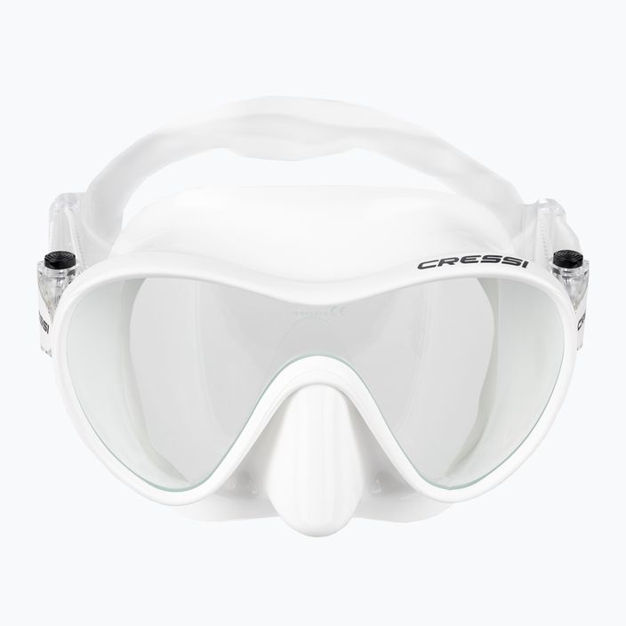 Potápačská maska Cressi F1 biela ZDN283 2