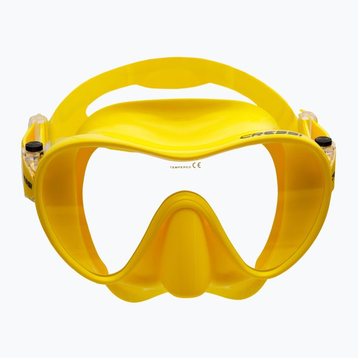 Potápačská maska Cressi F1 žltá ZDN281010 2