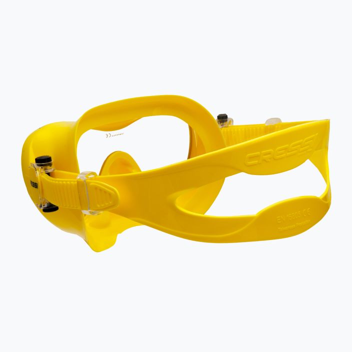 Potápačská maska Cressi F1 žltá ZDN281010 4