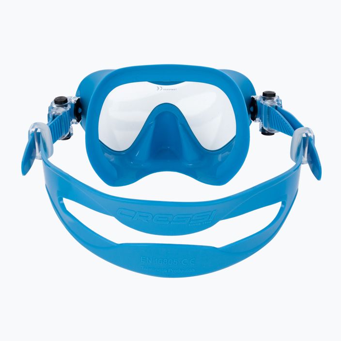 Potápačská maska Cressi F1 Small modrá ZDN311020 5