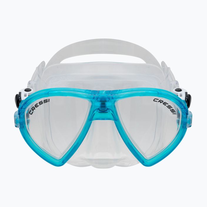 Šnorchlovací set Cressi maska Ocean + šnorchel Gamma číro modrý DM1000113 2