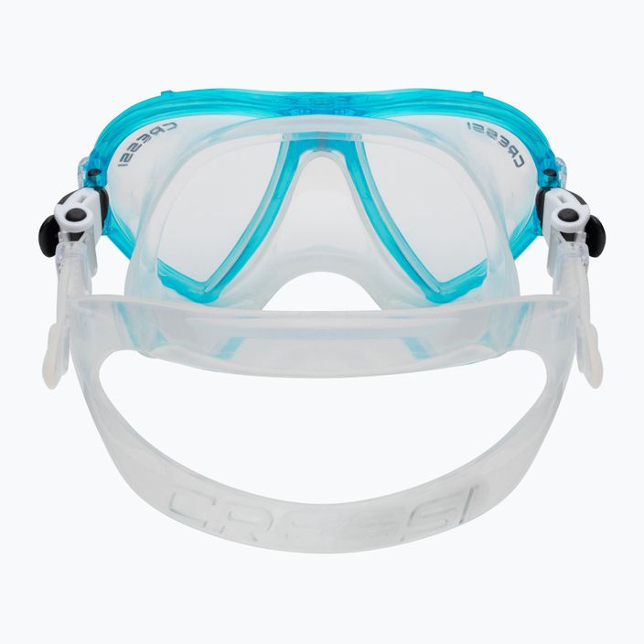 Šnorchlovací set Cressi maska Ocean + šnorchel Gamma číro modrý DM1000113 5