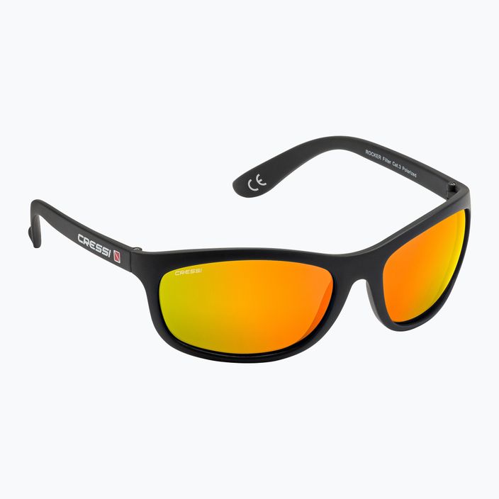 Čierno-oranžové slnečné okuliare Cressi Rocker XDB118 5