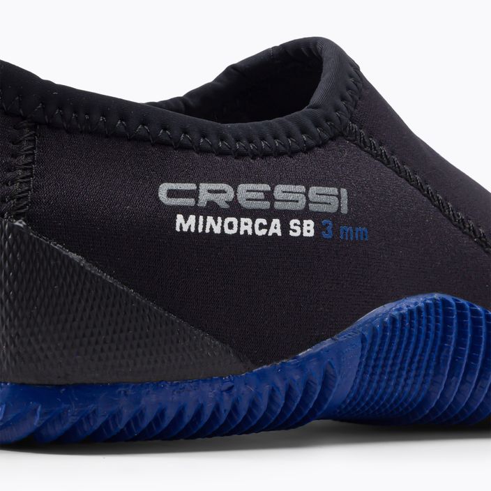 Cressi Minorca Shorty 3mm čierne a námornícke modré neoprénové topánky XLX431302 7