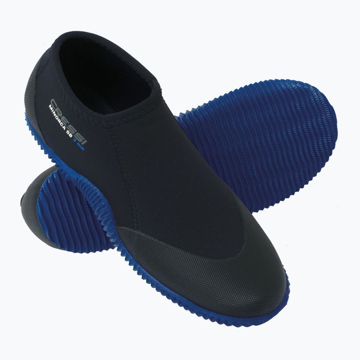 Cressi Minorca Shorty 3mm čierne a námornícke modré neoprénové topánky XLX431302 9