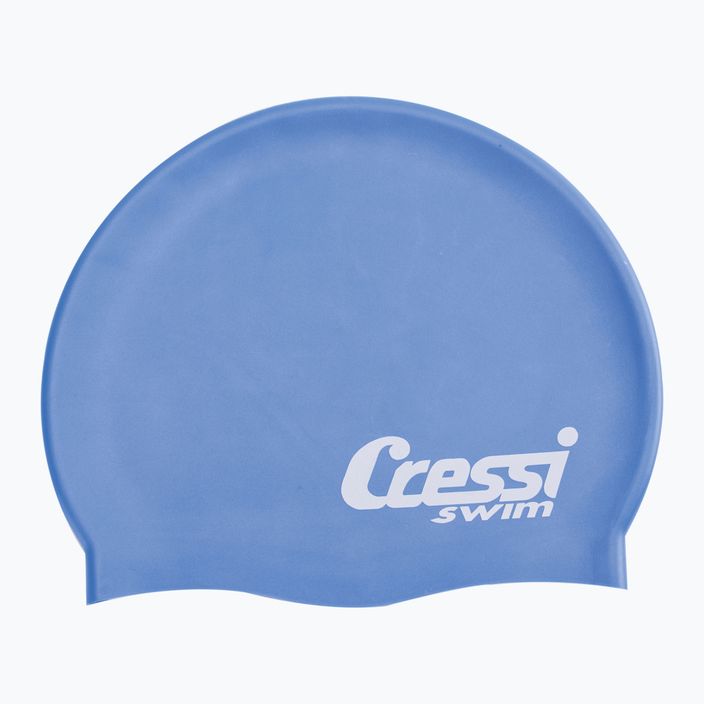 Cressi Silikónová plavecká čiapka svetlomodrá XDF220 2