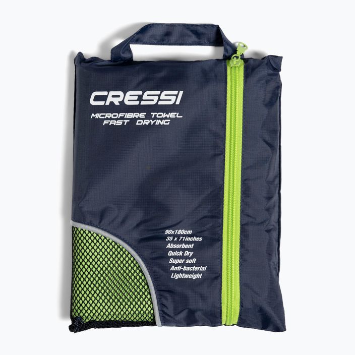 Rýchloschnúci uterák z mikrovlákna Cressi Green XVA870098 5