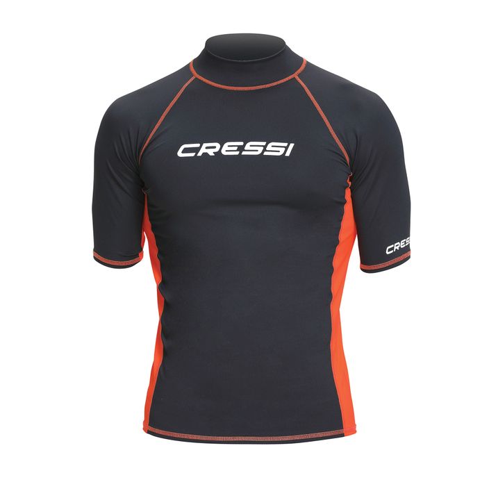 Cressi Rash Guard pánske plavecké tričko oranžové a čierne XLW478404 2