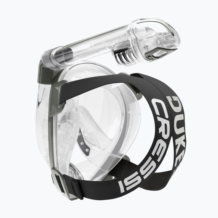 Cressi Duke Dry celotvárová maska na šnorchlovanie šedá XDT000000 8