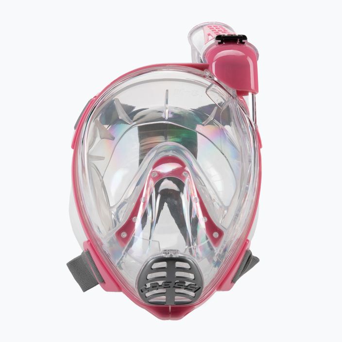 Cressi Duke Dry celotvárová maska na šnorchlovanie ružová XDT000040 2