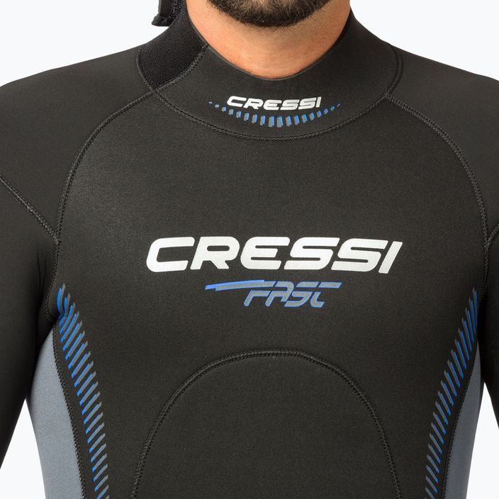 Cressi Fast Monopiece 7 mm pánsky potápačský oblek čierny LR108703 4