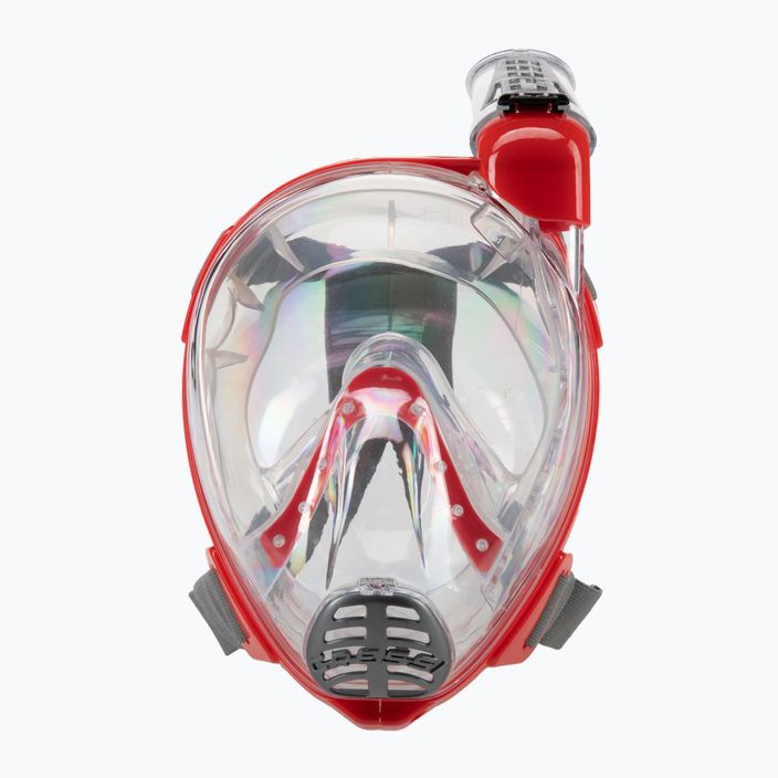 Cressi Duke Dry celotvárová maska na šnorchlovanie červená XDT000058 2