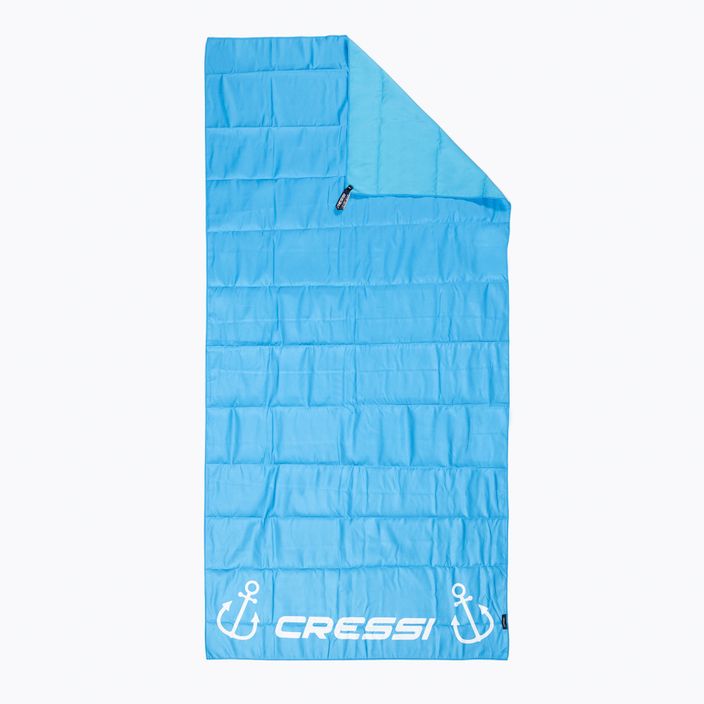 Rýchloschnúci uterák Cressi Microfiber Anchor blue XVA871010