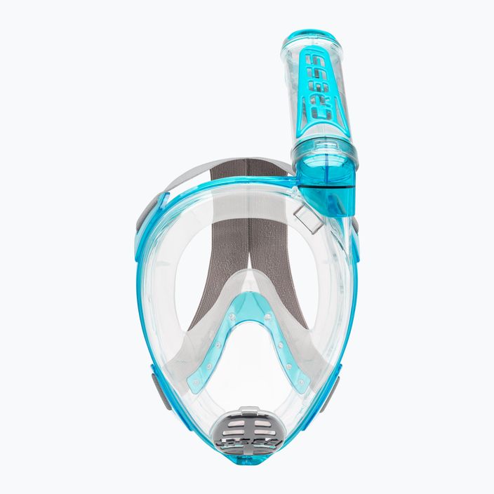 Cressi Duke Dry celotvárová maska na šnorchlovanie modrá XDT000025 2