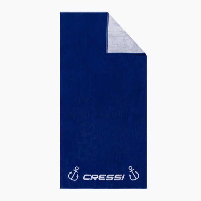 Bavlnený uterák Cressi Cotton Frame blue XVA906