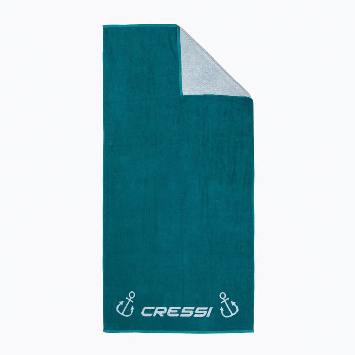 Bavlnený uterák Cressi Cotton Frame modrý XVA906790