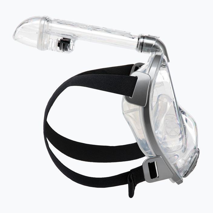 Cressi Baron šedá celotvárová maska na šnorchlovanie XDT020000 3