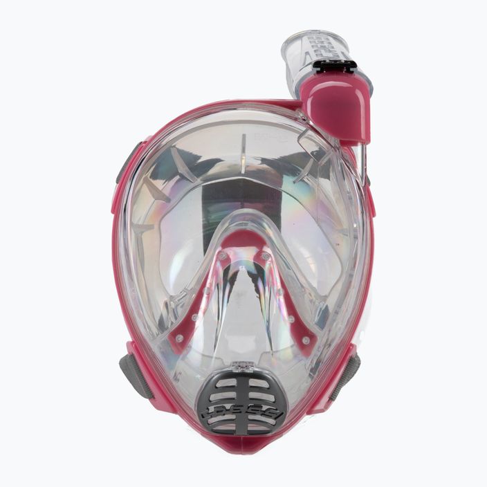 Celotvárová maska Cressi Baron na šnorchlovanie ružová XDT020040 2