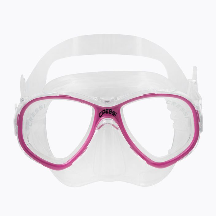 Detská potápačská maska Cressi Perla ružovo-čierna DN208440 2