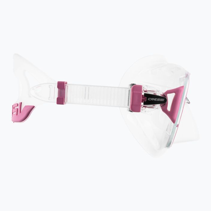 Potápačská maska Cressi Zeus clear pink 3