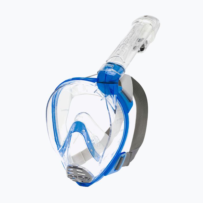 Celotvárová maska Cressi Baron na šnorchlovanie modrá XDT042022