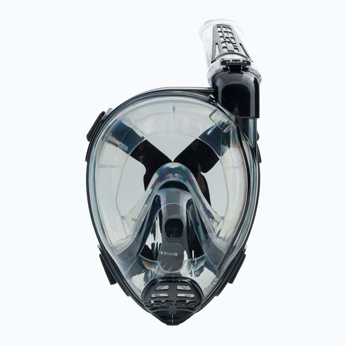 Cressi Duke Dry celotvárová maska na šnorchlovanie čierna/sivá XDT060050 2