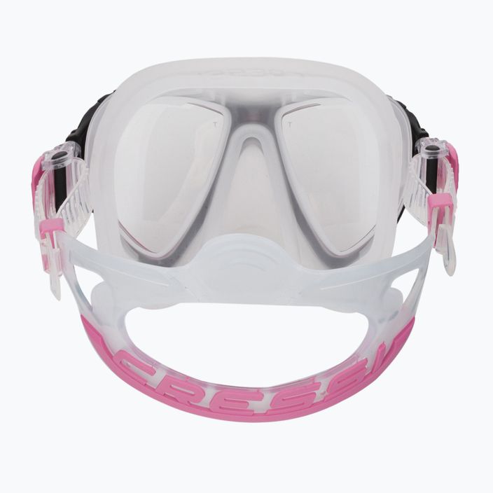 Potápačská maska Cressi Quantum pink/colourless DS510040 5