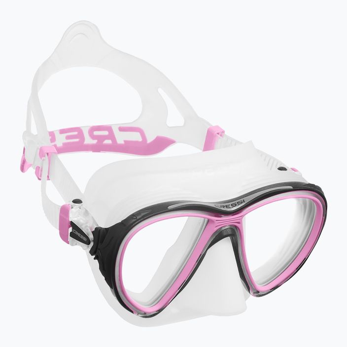 Potápačská maska Cressi Quantum pink/colourless DS510040 6