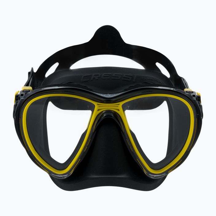 Potápačská maska Cressi Quantum čierna/žltá DS515010 2
