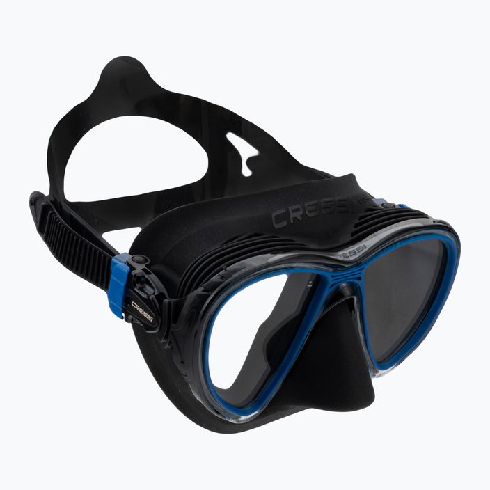 Potápačská maska Cressi Quantum čierno-modrá DS515020