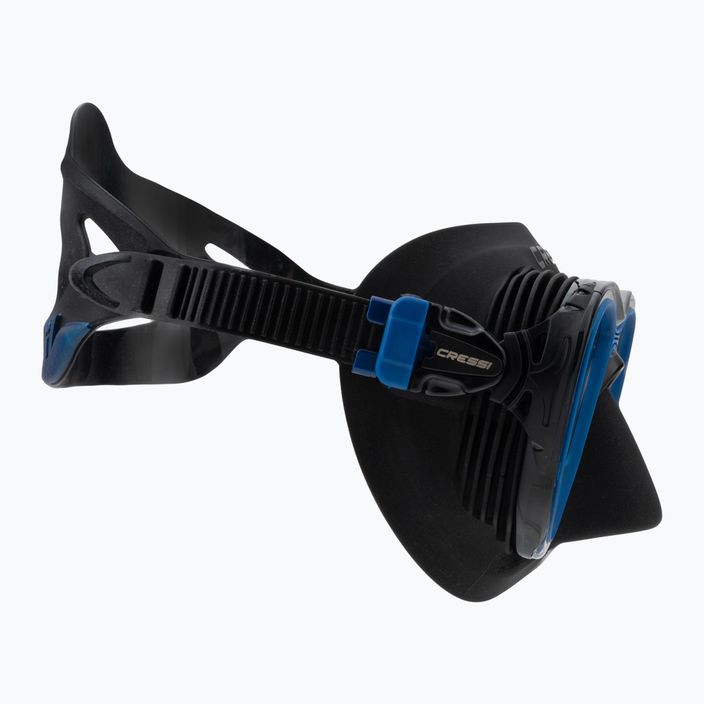 Potápačská maska Cressi Quantum čierno-modrá DS515020 3