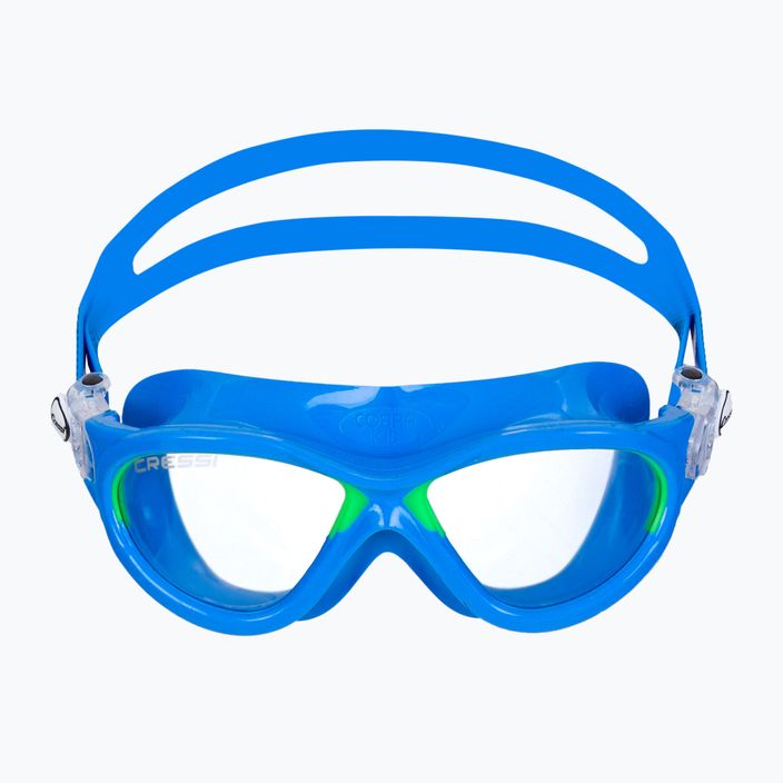 Detská plavecká maska Cressi Mini Cobra modrá DE202021 2