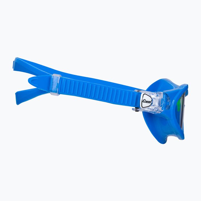 Detská plavecká maska Cressi Mini Cobra modrá DE202021 5