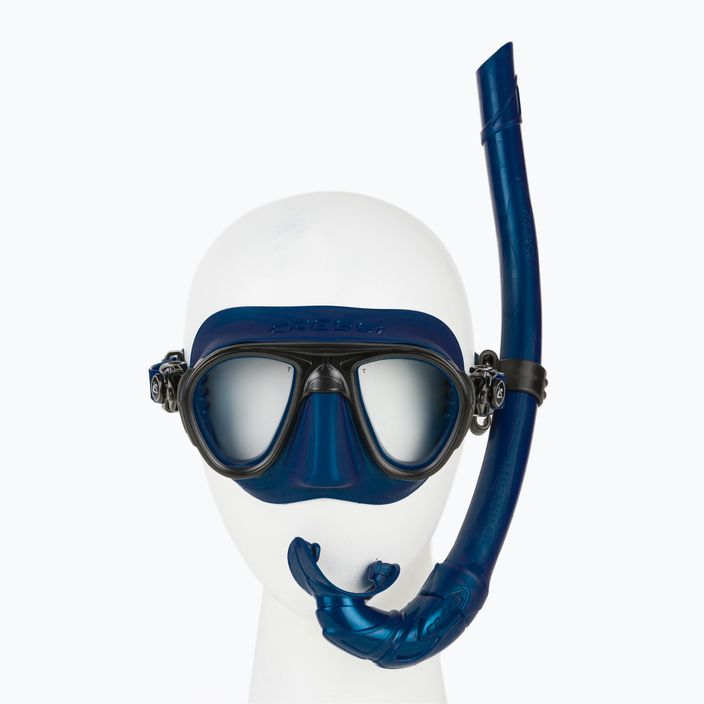 Cressi Calibro + Corsica potápačský set maska + šnorchel modrý DS434550
