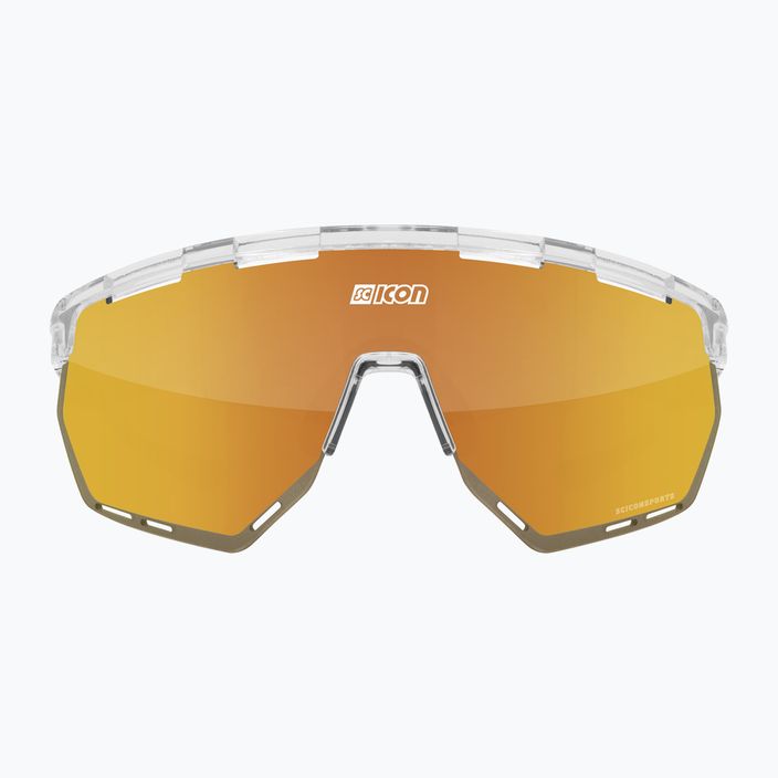 Cyklistické okuliare SCICON Aerowing Crystal Gloss/Scnpp Multimirror Bronze 3