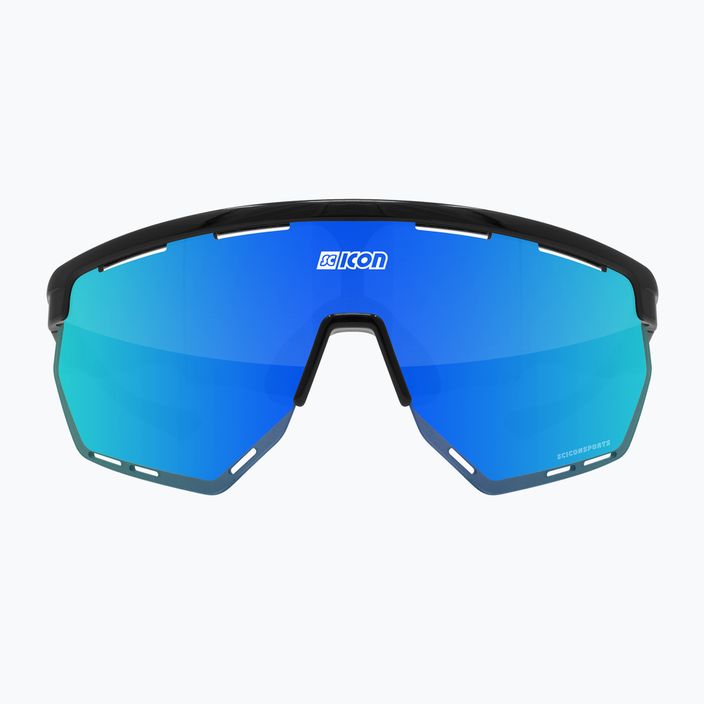 SCICON Aerowing čierne lesklé/scnpp viaczrkadlové modré cyklistické okuliare EY26030201 3