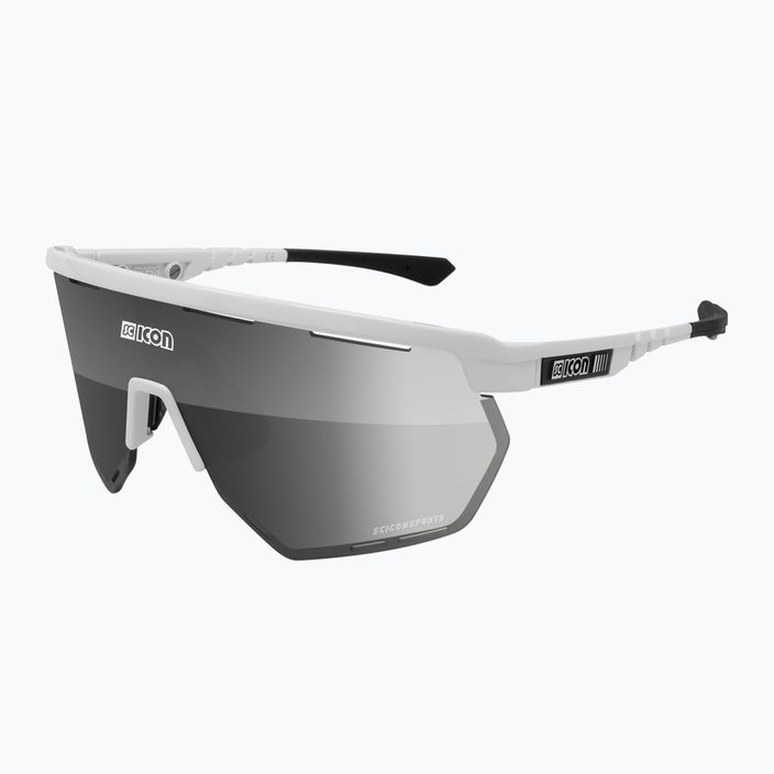 Cyklistické okuliare SCICON Aerowing white gloss/scnpp multimirror silver EY26080802 2