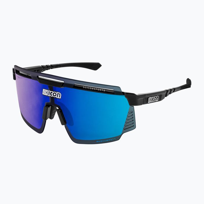 Cyklistické okuliare SCICON Aerowatt čierny lesk/scnpp multimirror blue EY37030200 2