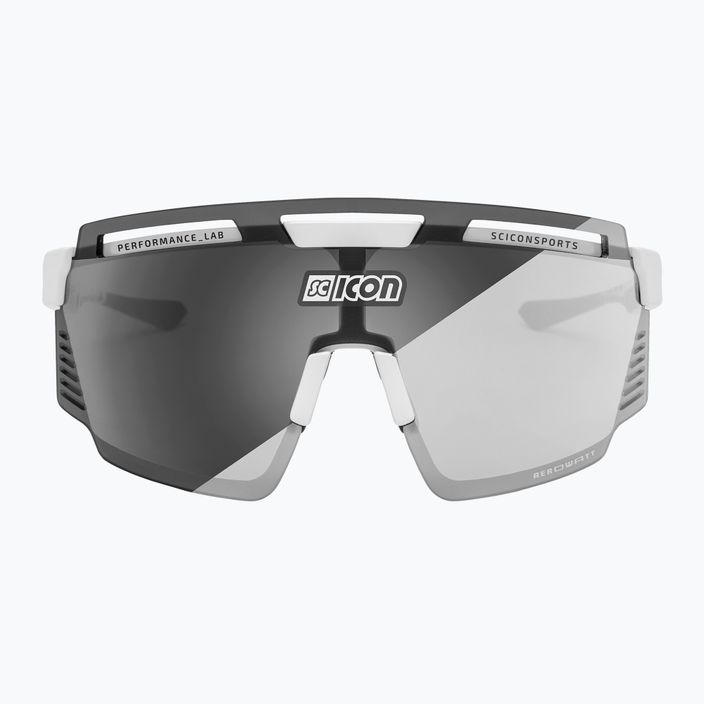 SCICON Aerowatt biele lesklé/scnpp fotokromatické strieborné cyklistické okuliare EY37010800 3
