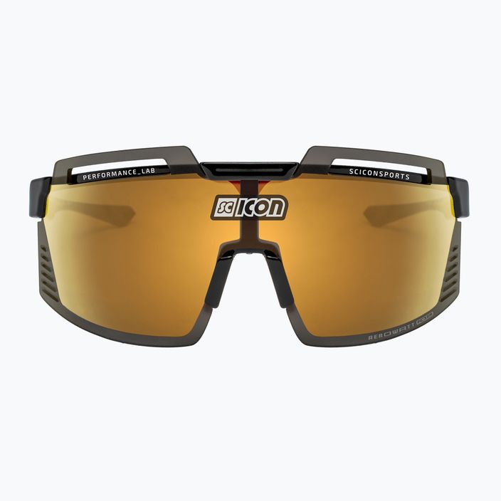 Cyklistické okuliare SCICON Aerowatt Foza čierny lesk/scnpp multimirror bronz EY38070200 3