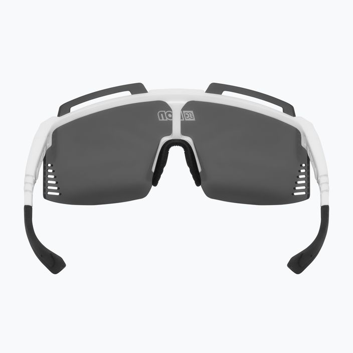 SCICON Aerowatt Foza biele lesklé/scnpp viaczrkadlové strieborné cyklistické okuliare EY38080800 5