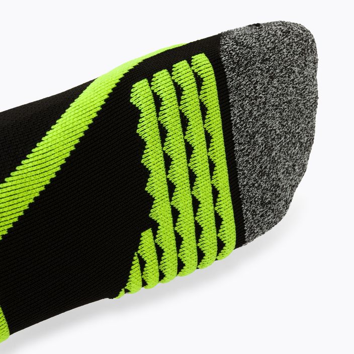 Stredne ťažké lyžiarske ponožky Mico X-Performance X-C black/yellow CA146 4