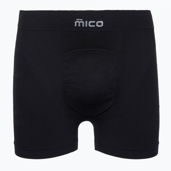Pánske termo boxerky Mico P4P Skintech Odor Zero Ionic+ čierne IN1789